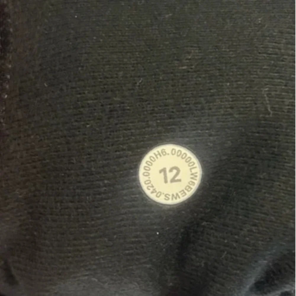 Lululemon Women's Ready to Rulu High Rise Jogger Ultra Soft Black Sweatpants 12